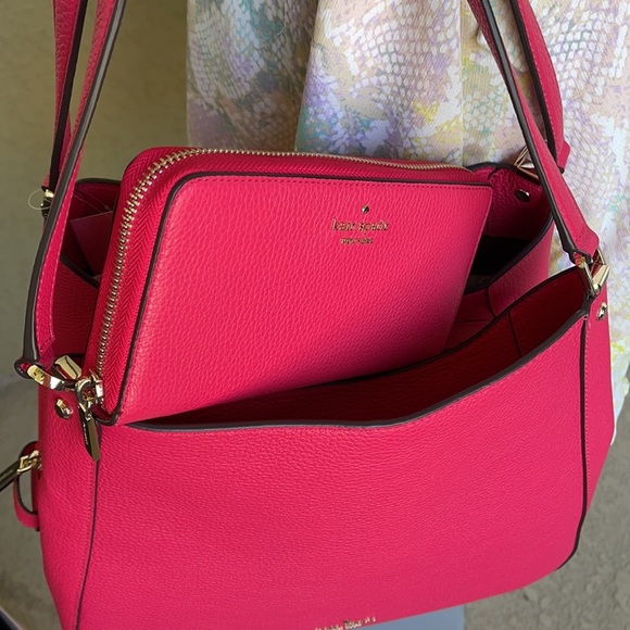Kate Spade leila md triple compartment shoulder bag & leila lg continentl wallet - Picture 5 of 16